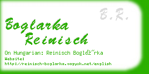 boglarka reinisch business card